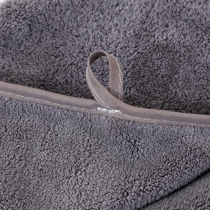 12pcs Super Soft Coral Fleece Bath Towel Set