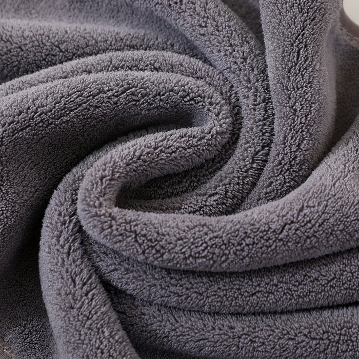 12pcs Super Soft Coral Fleece Bath Towel Set