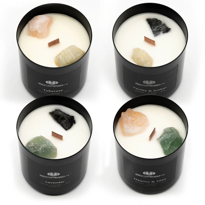 Crystal Scented Candle Set